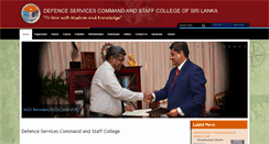 Desktop Screenshot of dscsc.lk